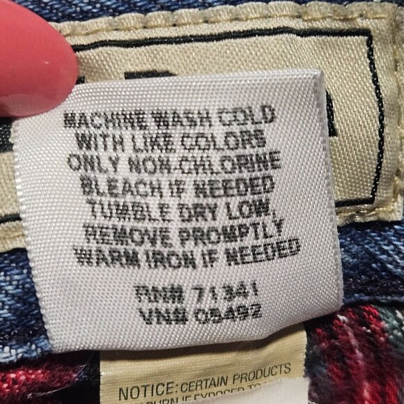 L.L. Bean Women's high rise Lined Jeans Blue 8 MT Cabincore Gorpcore Trail Fit - Picture 11 of 16